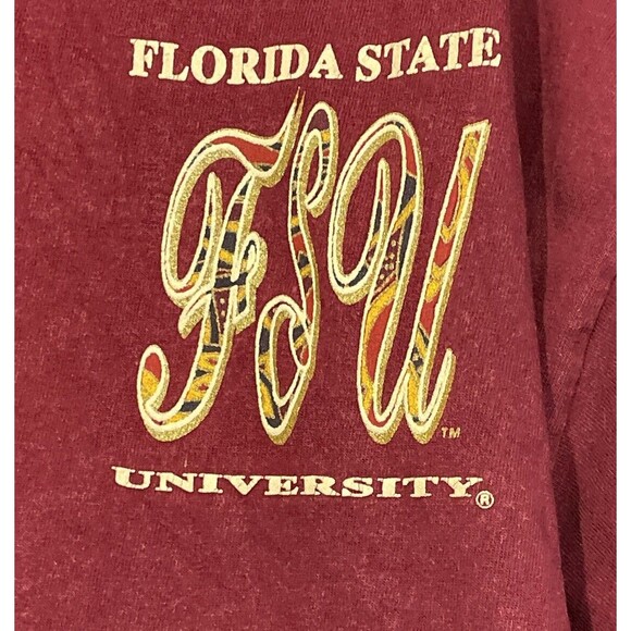 Vintage Florida State Baseball Jersey Made Is USA by Crable Sportswear Size XL - Picture 2 of 6